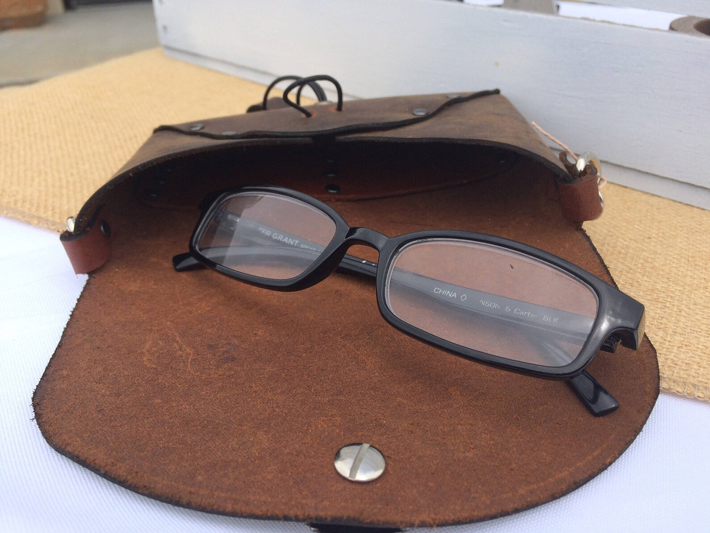 Leather Clutch Purse